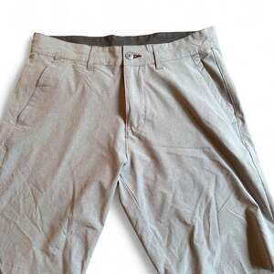 Burnside Men's Gray Performance Hybrid Shorts Size 32